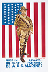 Be A U.S. Marine Poster
