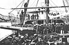 Civil War crew assembly on Federal riverboat Mendota